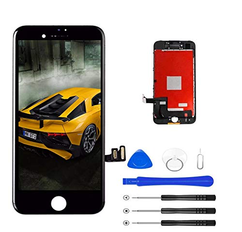 Magic Tech Replacement for iPhone 8 Plus Black 5.5" LCD Display Touch Digitizer Frame Assembly Full Repair Kit, with Repair Tools (Black) (Black)