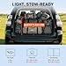 DOKIO 100W Portable Foldable Solar Panel Kit (19x26in, 5.3lb), with Separate Controller and Dual USB, Monocrystalline Charger for 12V Batteries & Power Stations, RV Camping Trailer Emergency Backup