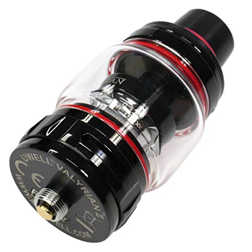 Uwell Valyrian 2 Clearomizer 6 ml, Durchmesser 26.5 mm, Riccardo Verdampfer für e-Zigarette, schwarz-rot – Bild 7