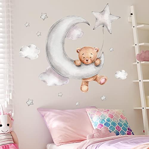 Vinilos decorativos de oso para niños 2 piezas 30 x 45 cm miniatura 7