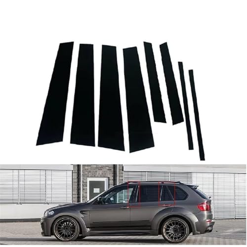 Molduras de pilares para BMW X5 E70 que reparan el desgaste de puertas y ventanas 2