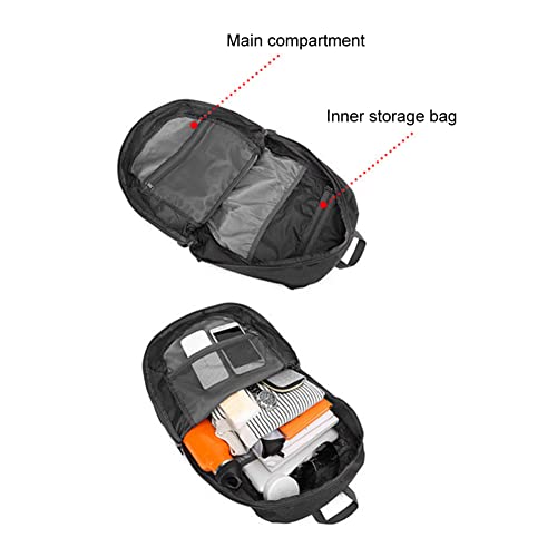 Mochila deportiva plegable 40L resistente al agua miniatura 5