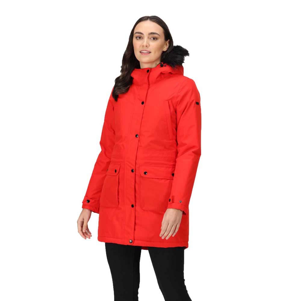 Regatta Womens/Ladies Voltera Heated Waterproof Jacket (16 UK) (Code Red)