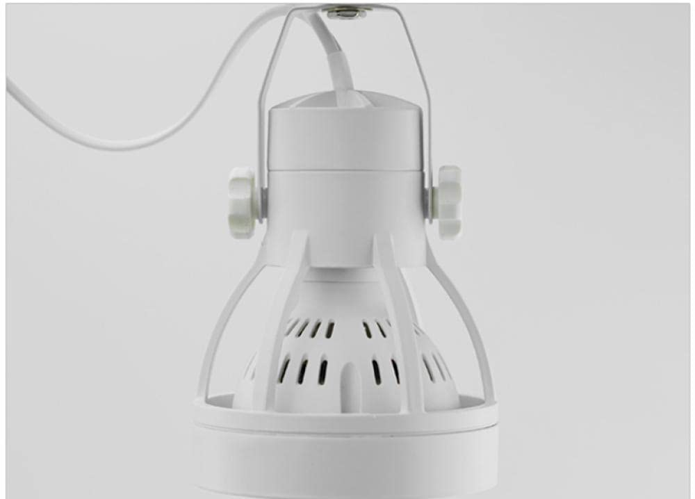 Clip-Lichter Klemmlampe Klemmleuchte Clip Schreibtischlampe Clip Spotlight Super High High-Power Par30 Punch-Free Spotlight Exbleition Bekleidungsgeschäft Shop Spotlight-45W Weiße Hülle Warmes Licht 2