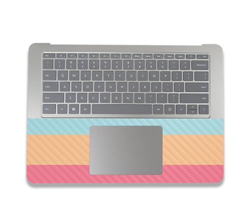 Image of MightySkins Carbon Fiber Skin Compatible with Microsoft Surface Laptop Studio 2 (2023) Full Wrap Kit - Peaches and Cream | Protective, Durable Textured Carbon Fiber Finish | Made in The USA