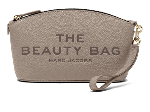 Marc Jacobs Womens The Leather Beauty Bag Cement One Size