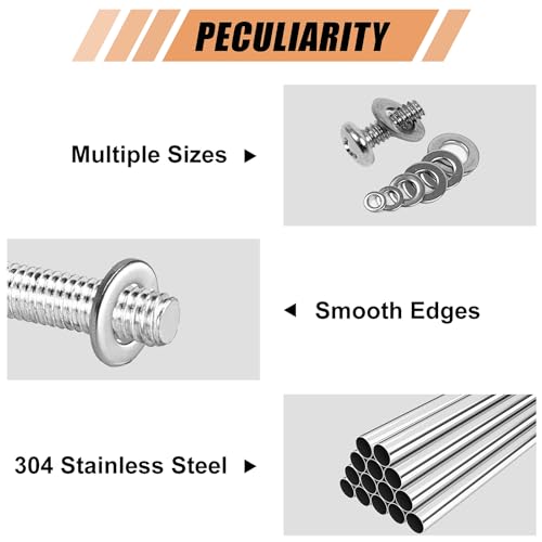 Wegoup B02 Washers, 900 Pcs Washers For Screws, 304 Stainless Steel Flat Washers thumb #2