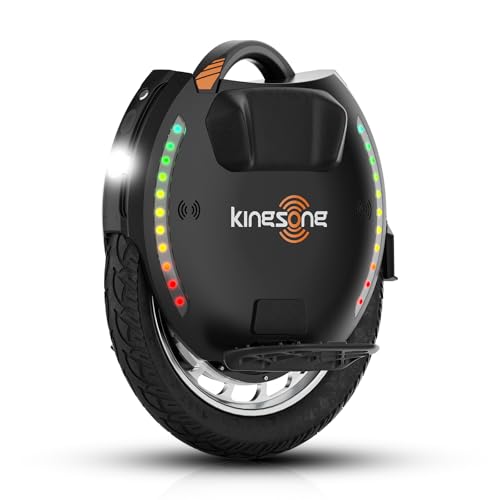 KINGSONG KS 18XL Monociclo Eléctrico, Adulto,Negro, Motor 2200W, Autonomía hasta 80km, Limitado a 25km/h, Neumático Hinchable 18
