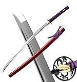 Lyuesword Japanese Samurai Katana Sword 9260 Spring Steel Blade Full Tang Very Sharp Battle Ready Blade