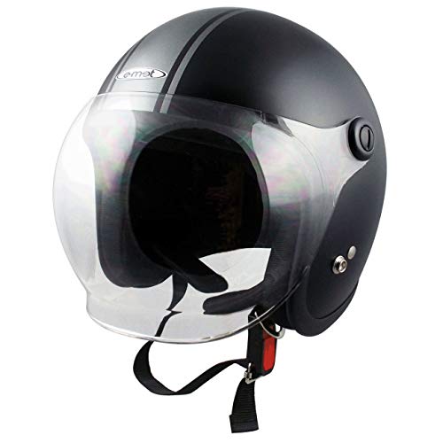 Amazon.co.jp: ヘルメットショップE-MET バイクヘルメット EJ