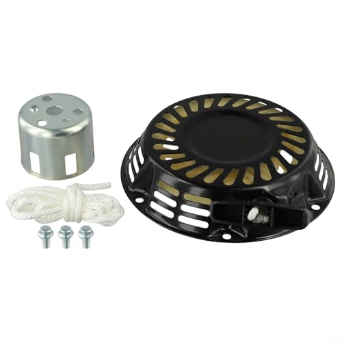 Kit di avviamento a rinculo, 1 pezzo di ricambio per motori 212 196 224 208 cc, parte di ricambio facile da installare con corda flessibile per tosaerba per mini generatore di go-kart e spazzaneve
