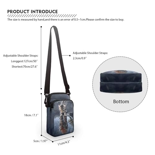 Image of Small Crossbody Purse for Women Kids Shoulder Messenger Bag