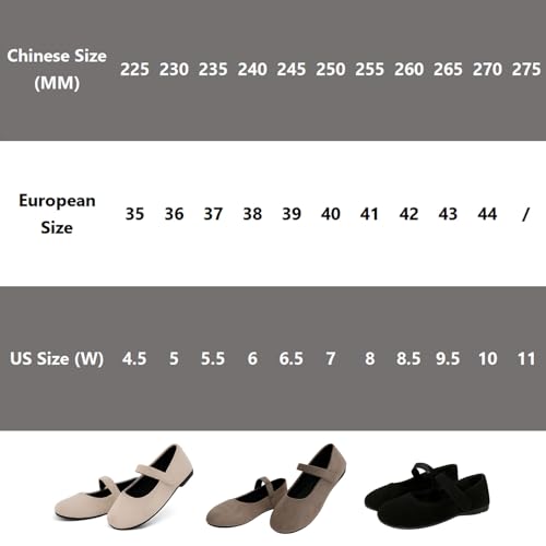 Dritnow Shoes, Womens Comfy Flat Shoes Comfortable Round Toe Mary Jane Flats for Women Lightweight Breathable for Women3