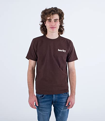 Hurley Evd Recycled Lowers Puff, Camiseta Hombre, Marrom (Brown), S