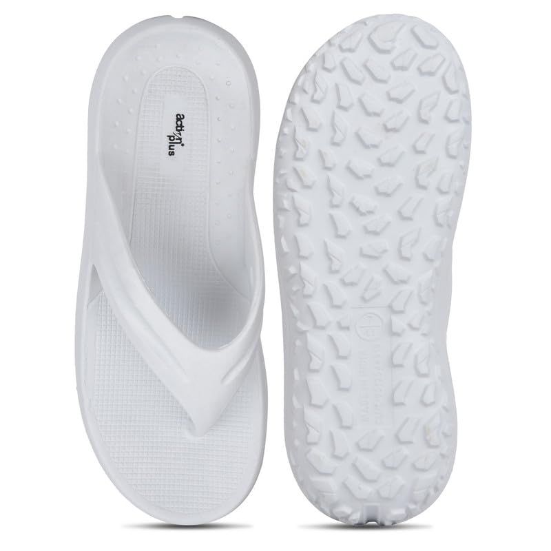 Image of ACTION Extra Soft Men's PILO Comfort Slippers | Lightweight & Anti-Skid Flip Flops with Cushioned Footbed | Waterproof Slippers for Men & Boys