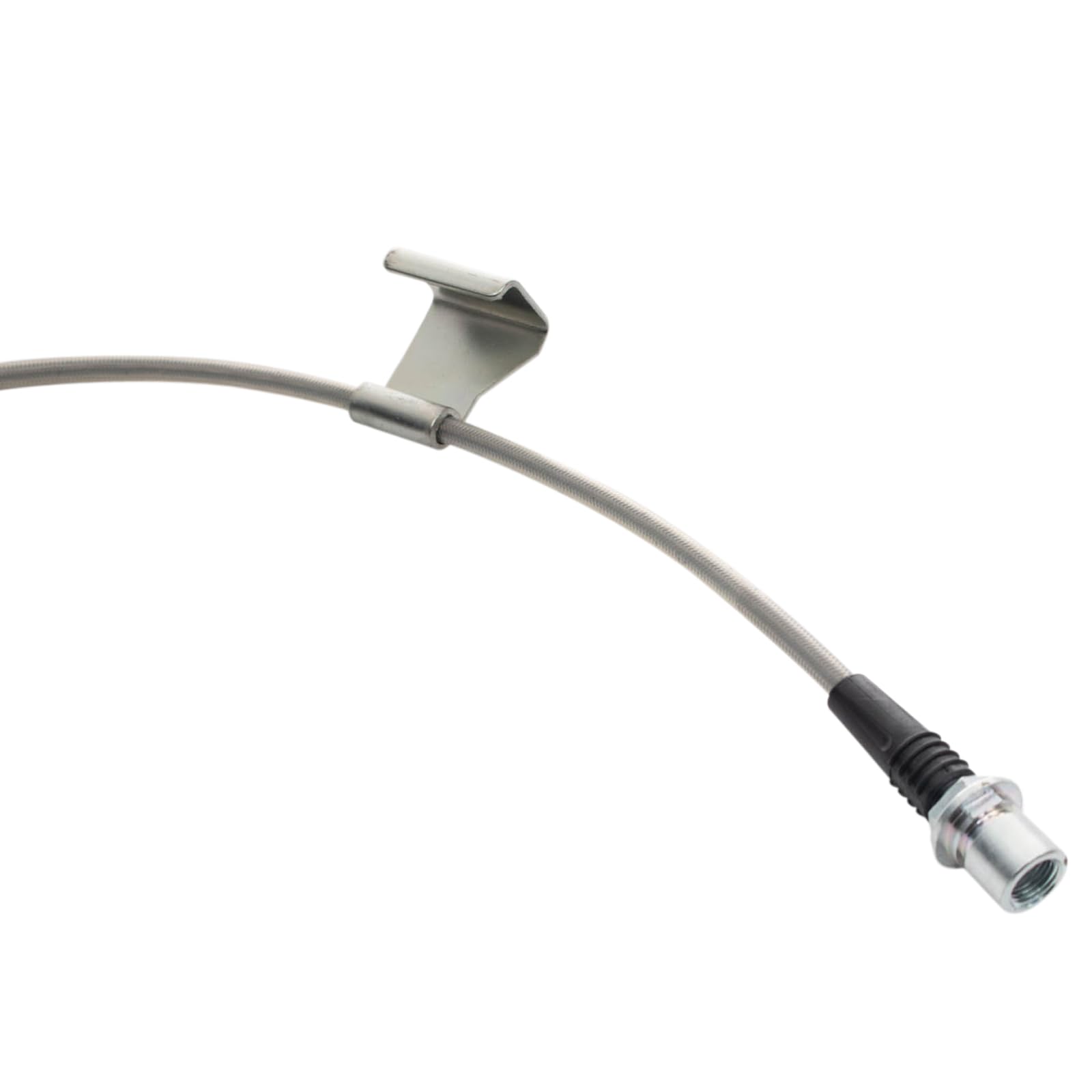 TRQ Stainless Steel Performance Front Brake Hose Compatible with 2000-2006 Cadillac 1999-2007 Chevrolet 1999-2007 GMC