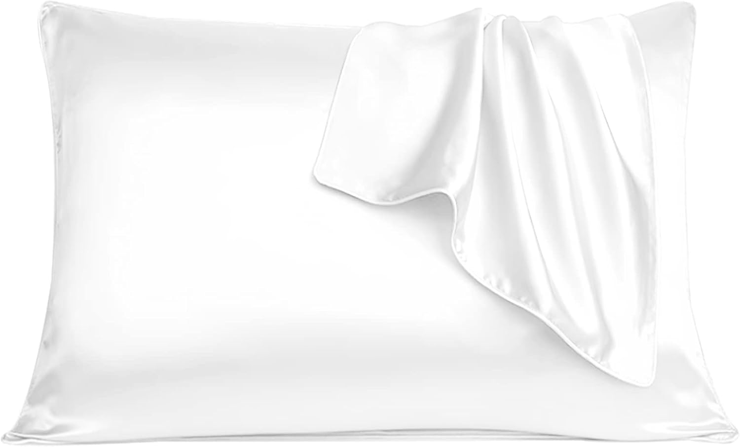 Satin Pillowcases, Pillow Cases 2 Pack for Hair and Skin, Silk Touch