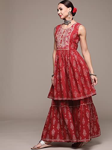 Image of anubhutee Women's Cotton Kurta Sets