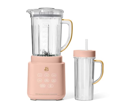 PowerExact Blender System Touch Activated High Performance With On The Go 20 oz Cup (Rose Pink)