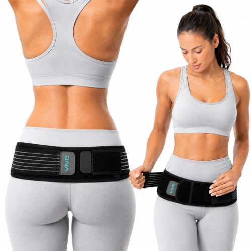 Vive Sacroiliac SI Joint Hip Belt for Women & Men - Lower Back Support
