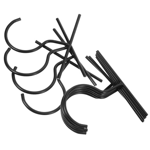 ABOOFAN 10pcs Scarf Ring Hangers Non-Slip Belt Rack Tie Hanging Hooks Scarf Organizer Storage Holders