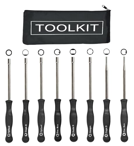 Hippotech Kit d'outils de réglage du carburateur pour Moteur de carburateur 2 Temps commun - Ensemble d'outils de réglage du carburateur Outil de réglage de...