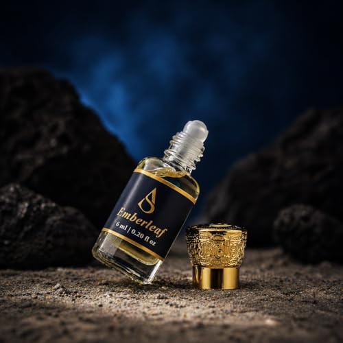 Image of ALY'SIAN Luxury Attar Perfume Oil for Men and Women 6ML Emberleaf Long Lasting Non Alcoholic Roll On Premium Arabic and French Blend Unisex Fragrance Gift for Daily Wear and Special Occasions