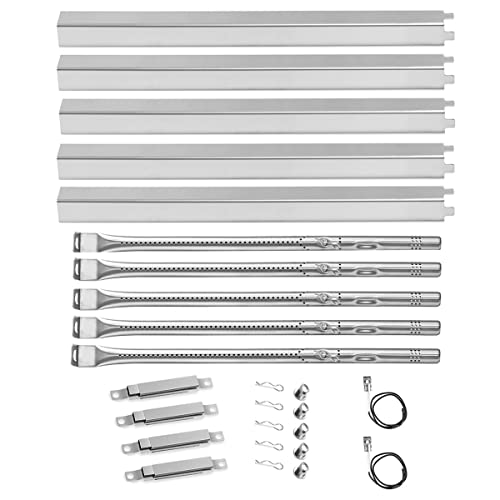Grill Replacement Parts for Charbroil Performance 5 Burner 463448021 463450022 463451022 4 Burner 463365021 463366022 463352521 G325-0002-W1 Heat Plate G327-2100-W1 Burner Igniter Crossover Tube