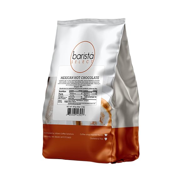 Barista Select Premium Cappuccino Mixes, 6/2lb Bags (1 Case, Mexican Hot Chocolate)