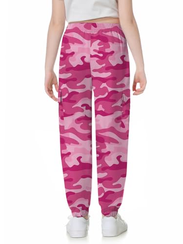 Image of SANGTREE Girls & Womens Printing Cargo Jogger Pants,6 Years - Women 2XL