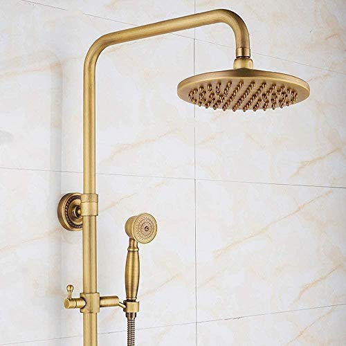 Robinet de douche rétro en cuivre contre le faible débit d'eau - 6