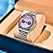LACZ DENTON Pagani Design 1718 Panda Dial Men's Chronograph Watches Japan VK64 Movement Stianless Steel 100M Waterproof Men Fashion Casual Watch (Pink)
