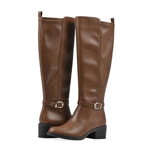 WHITE MOUNTAIN Women's Custom Block Heeled Tall Shaft Riding Boot2