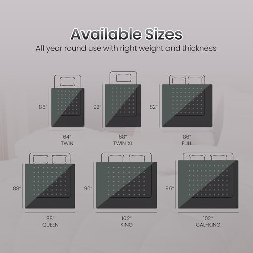 Image of Utopia Bedding Comforter Duvet Insert, Quilted Comforter with Corner Tabs, Box Stitched Down Alternative Comforters Queen Size (Black /Grey, Pack of 4)
