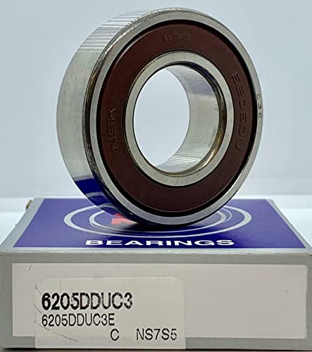 NSK 6205 DDU Deep Groove Radial Ball Bearing 25x52x15mm Same Day Shipping!!