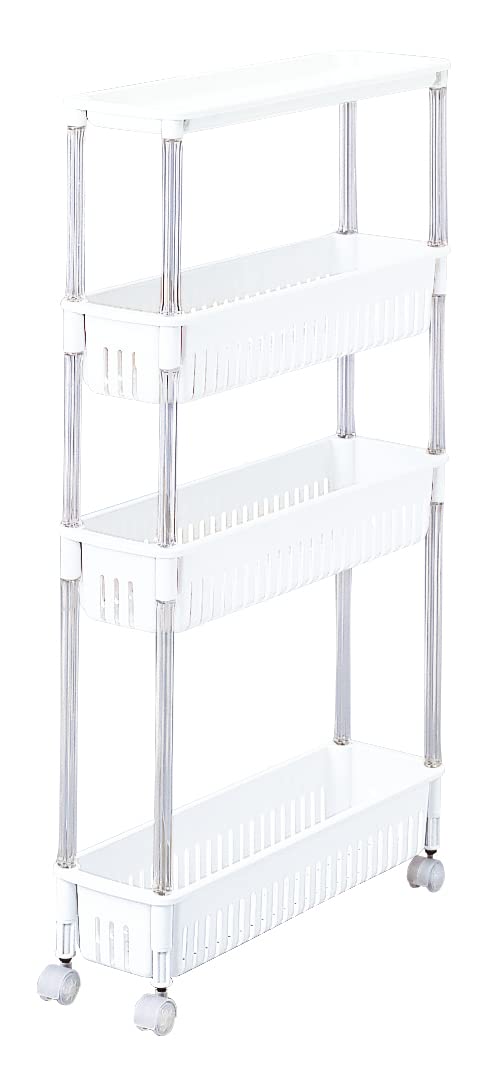 Amazon.co.jp: サンコープラスチック すき間収納 オフホワイト 約幅15  