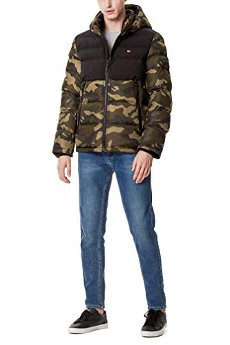 Image of Tommy Hilfiger Men's Classic Hooded Puffer Jacket (Standard and Big & Tall)
