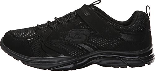 Skechers Kids' Lite Kicks-Class President Sneakers,Black,10.52
