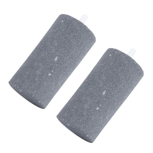 Milisten 2個 水槽エア ストーン バブル チューブ エアレーター 水族館ledライト 戦車 ザループ bubble 池の空気石 水槽のエアバブラー 水槽エアストーン 素材 炭化ケイ素