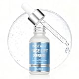 Instant Face Lift Serum - Advanced Firming & Skin Tightening Treatment for Face & Neck - Visibly Smooths Fine Lines, Wrinkles & Sagging Skin - Fast-Absorbing, Non-Greasy Formula - 1 Fl Oz