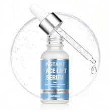 Instant Face Lift Serum - Advanced Firming & Skin Tightening Treatment for Face & Neck - Visibly Smooths Fine Lines, Wrinkles & Sagging Skin - Fast-Absorbing, Non-Greasy Formula - 1 Fl Oz