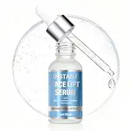 Instant Face Lift Serum - Advanced Firming & Skin Tightening Treatment for Face & Neck - Visibly Smooths Fine Lines, Wrinkles & Sagging Skin - Fast-Absorbing, Non-Greasy Formula - 1 Fl Oz
