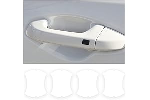 4PCS Car Door Handle Protectors - Premium Carbon Fiber Anti-Scratch Guard