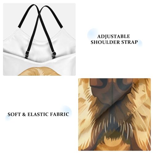 Girl's One Piece Swimsuit Retriever Wearing Golden Sunglasses Beach Bathing Swimwear3