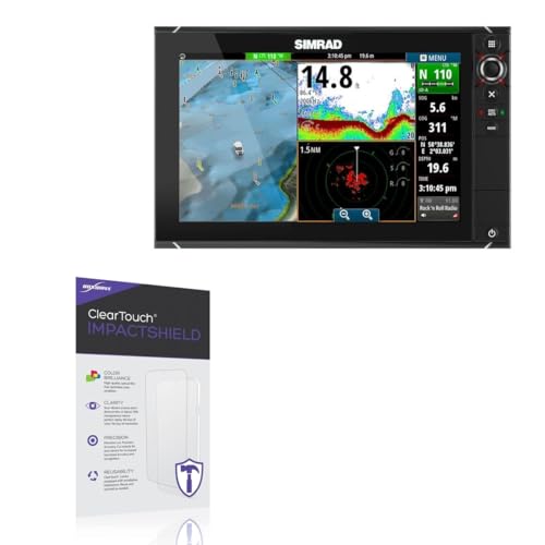 BoxWave Screen Protector Compatible with Simrad NSS Evo2 (12 in) - ClearTouch ImpactShield (2-Pack), Impenetrable Screen Protector Flexible Film