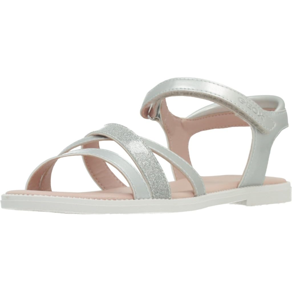 Geox Junior Girl J SANDAL KARLY GIRL SANDALS SILVER 37_EU