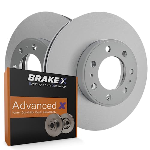 [Rear] Brake X Advanced X Replacement Disc Rotors Kit | 2 Piece Set | For Chevrolet Blazer 2.5 2019-2021