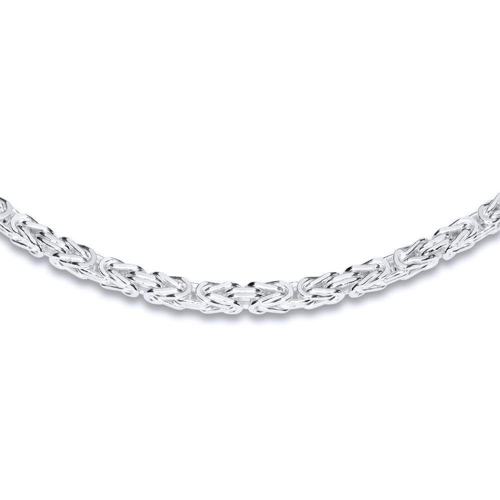 JEWLIX 925 Silber Königskette Herren Damen Halskette 2,5mm