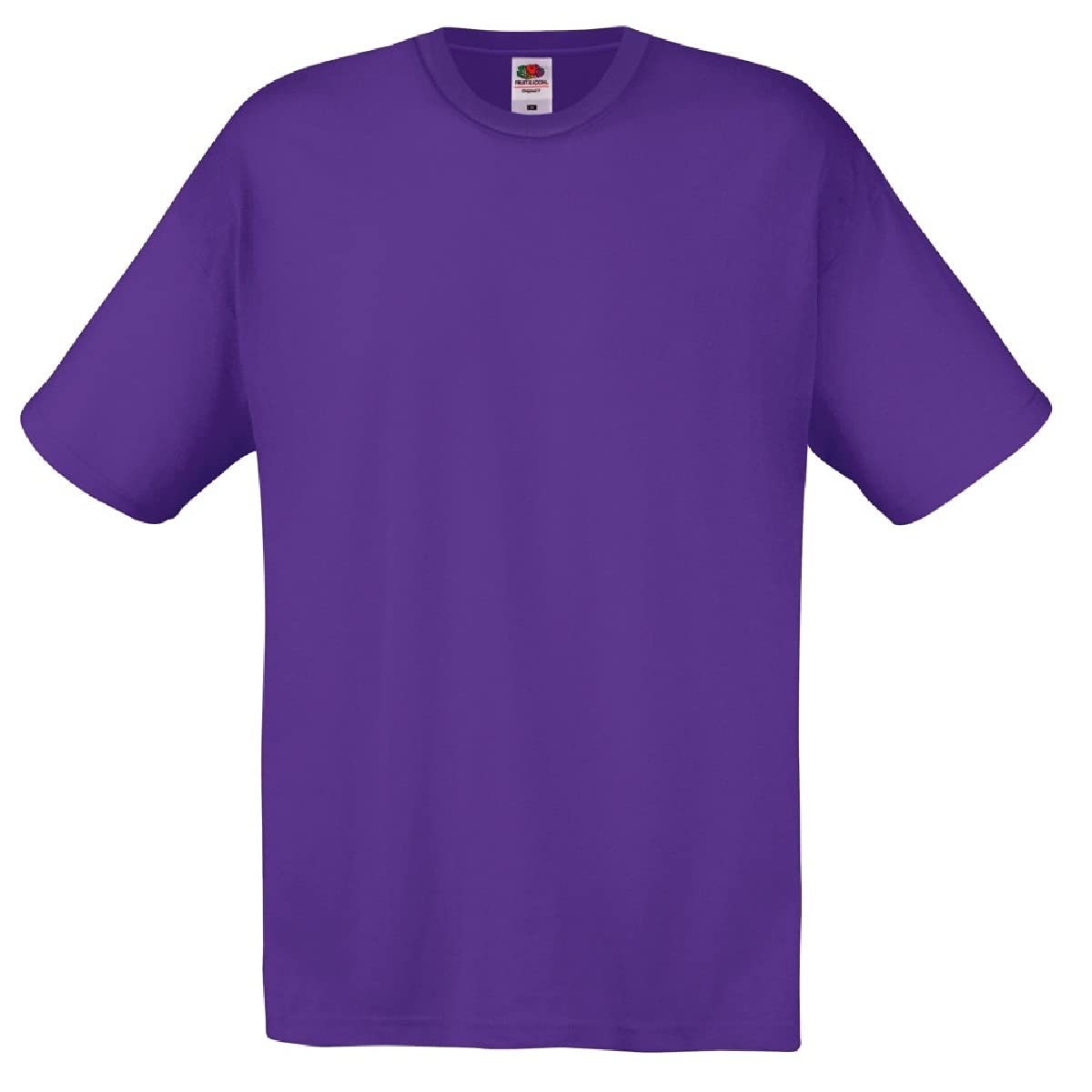Fruit of the Loom Mens Screen Stars Original Full Cut Short Sleeve T-Shirt (L) (Purple)