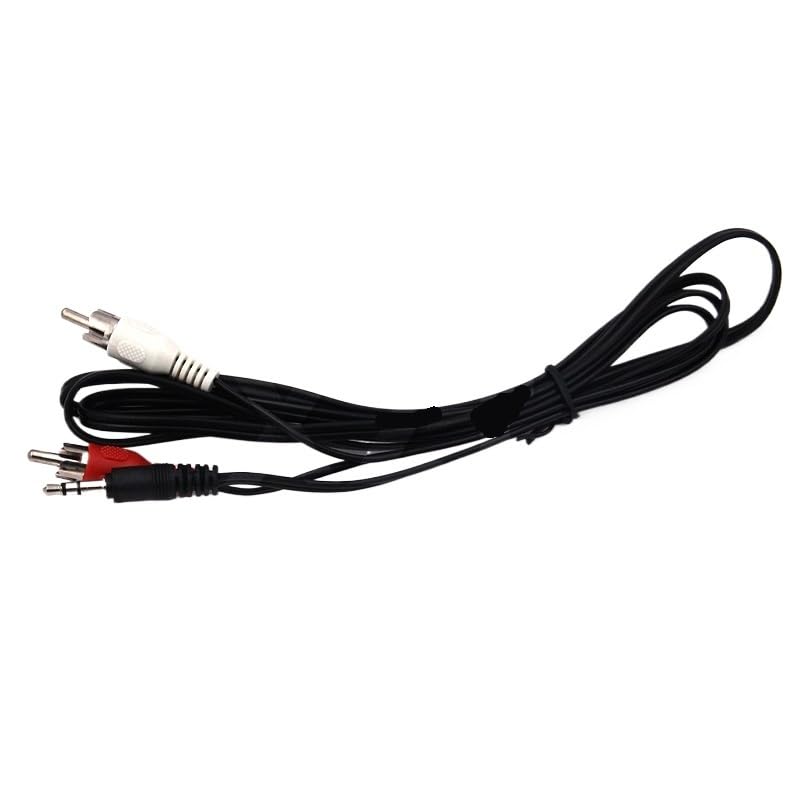Cable de audio Jack 3.5mm a 2 RCA macho miniatura 4